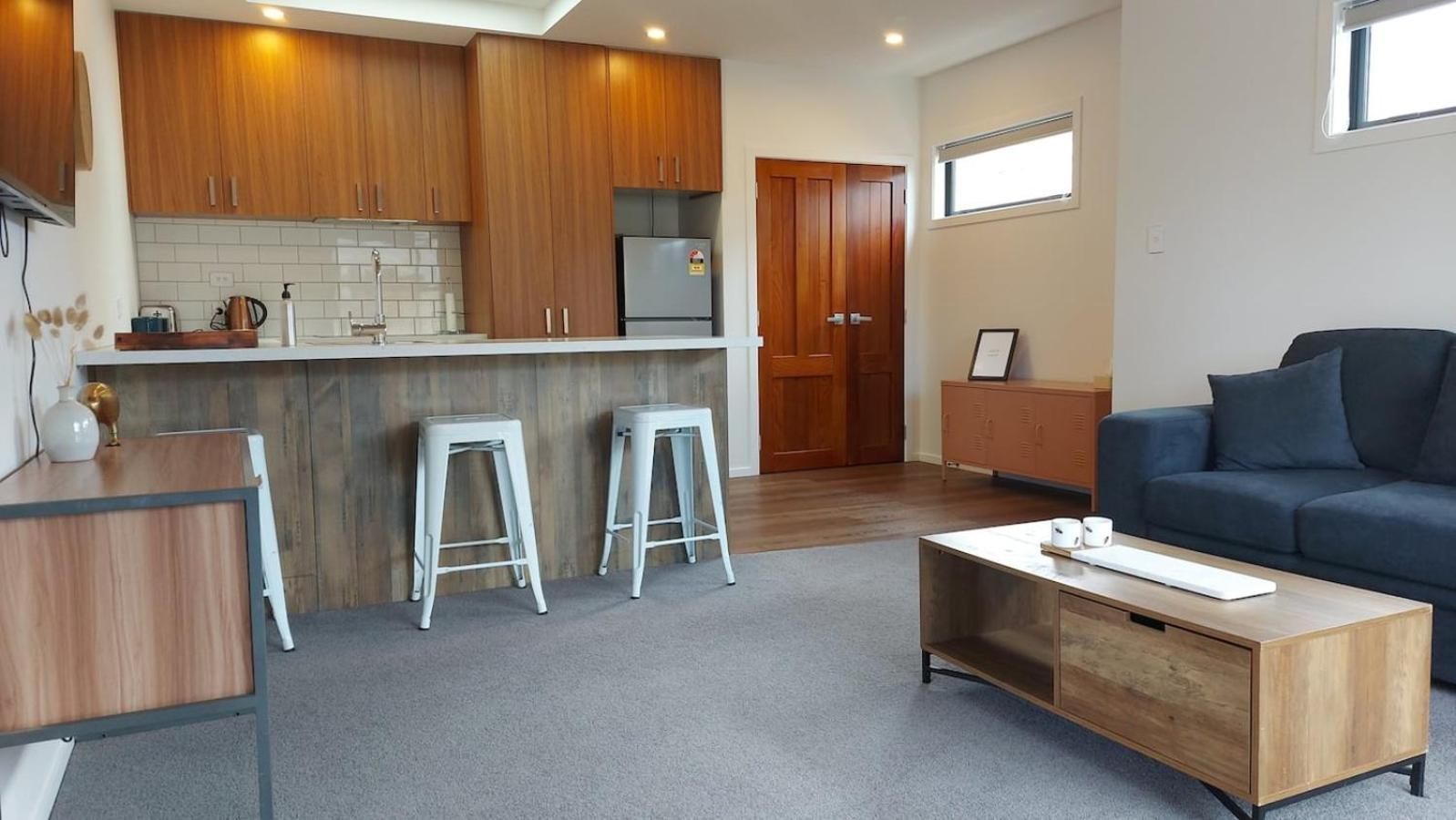 Sleek Suite By The Sand 1-Bedroom Dunedin Kültér fotó